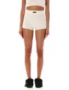 Fear Of God Off White Knit Boxer Short In Shell