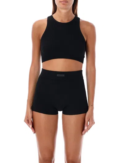 Fear Of God Waffle Sport Tank In Black