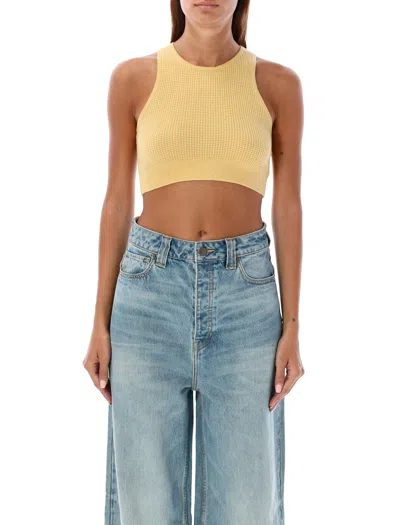 Fear Of God Waffle Sport Tank In Amber