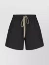 Fear Of God Waistband Elastic Pockets Side Shorts In Black