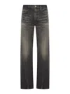 Fear Of God Washed Denim Jeans In Black
