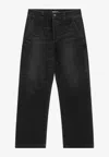 Fear Of God Distressed Denim Trousers With Pockets And Loops In Black