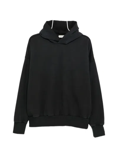 Fear Of God Washed Hoodie In Black