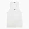 FEAR OF GOD FEAR OF GOD WHITE COTTON TANK TOP