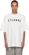 Fear Of God Eternal Oversized Logo-detailed Cotton-jersey T-shirt In White
