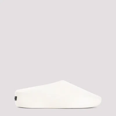 FEAR OF GOD WHITE SLIP ON SLIDES