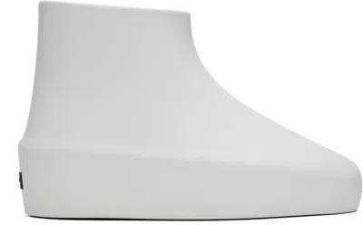 Fear Of God White 'the California' Boots In Glacier