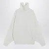Fear Of God White Turtleneck Sweater In Wool In White