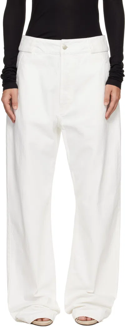 Fear Of God White Utility Trousers