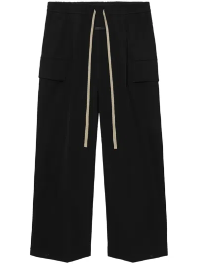 Fear Of God Virgin Wool Cashmere Forum Trousers In Black