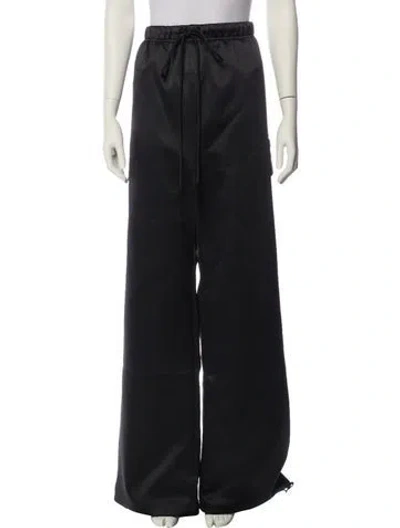 Pre-owned Fear Of God Wide Leg Pants In Black