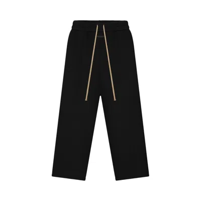 Pre-owned Fear Of God Wide Leg Sweatpant 'black' | Men's Size S