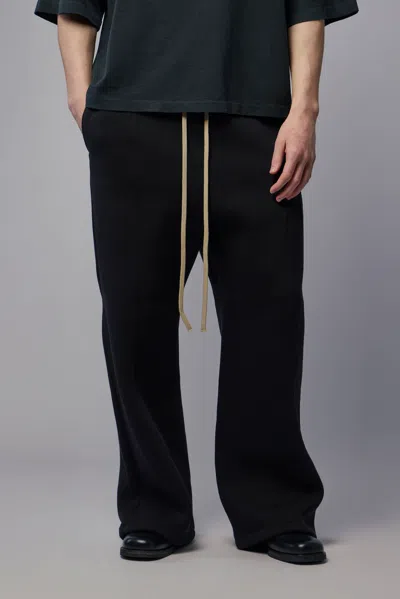 Fear Of God Wide Leg Sweatpants In Black