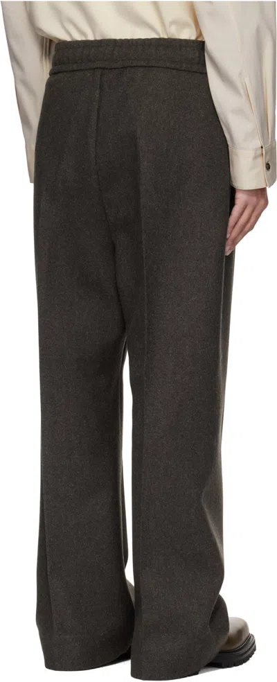 Fear Of God Wide Leg Trousers In Black