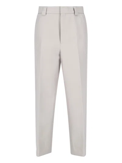 Fear Of God Wide Tailored Pants - Grey In Gray