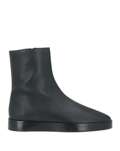 Fear Of God Woman Ankle Boots Black Size 6 Leather In Multi