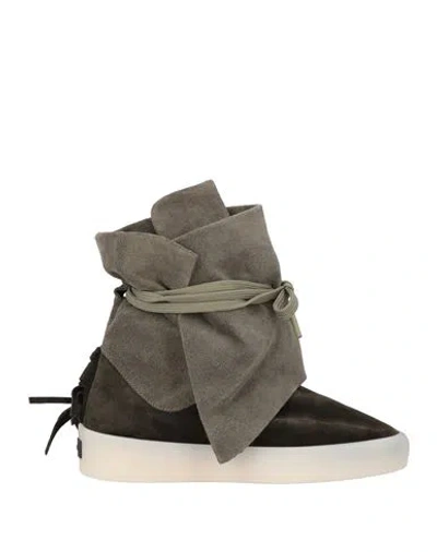 Fear Of God Woman Ankle Boots Black Size 7 Leather
