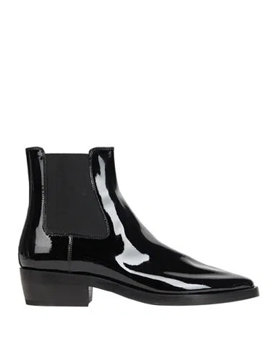 Fear Of God Woman Ankle Boots Black Size 8 Leather