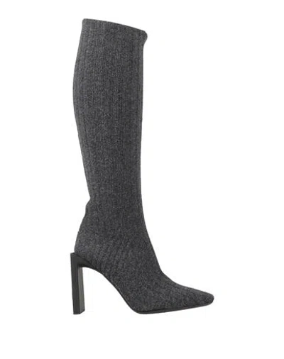 Fear Of God Woman Boot Charcoal Size 8 Textile Fibers In Gray