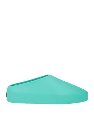 Fear Of God Woman Mules & Clogs Emerald Green Size 9 Rubber