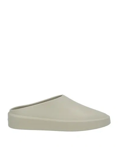 Fear Of God Gray Eva Mules In Concrete