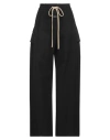 Fear Of God Woman Pants Black Size M Virgin Wool, Cotton In Black
