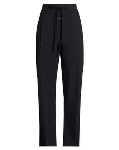 Fear Of God Woman Pants Black Size S Cotton, Virgin Wool, Elastane
