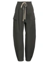 Fear Of God Woman Pants Dark Green Size Xs Virgin Wool, Cotton