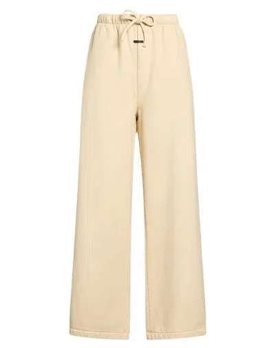 Fear Of God Woman Pants Sand Size Xs Cotton In Neutral