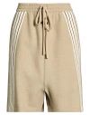 Fear Of God Woman Shorts & Bermuda Shorts Camel Size M Virgin Wool, Cotton In Sand