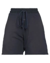 Fear Of God Woman Shorts & Bermuda Shorts Midnight Blue Size S Cotton, Elastane