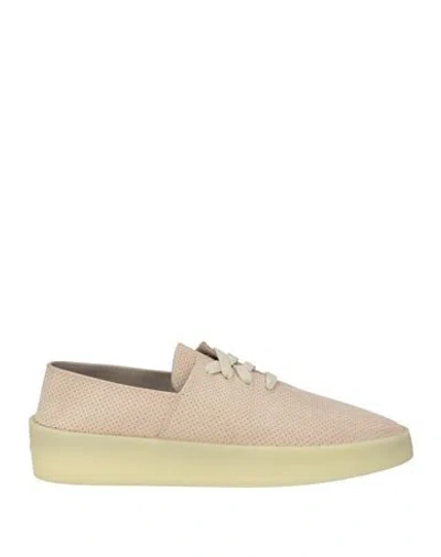 Fear Of God Woman Sneakers Beige Size 7 Leather In Brown
