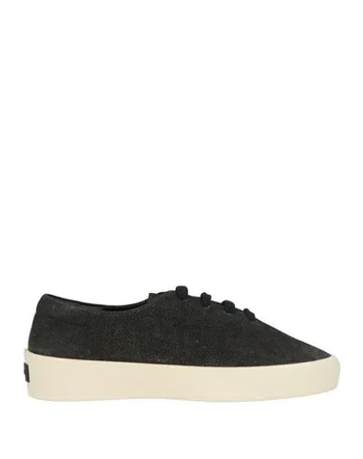 Fear Of God Woman Sneakers Black Size 5 Leather