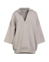 Fear Of God Woman Sweater Beige Size S Virgin Wool In Gray