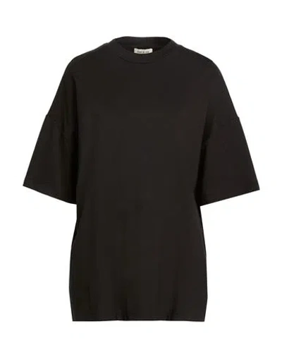 Fear Of God Woman T-shirt Black Size Xs Viscose, Elastane