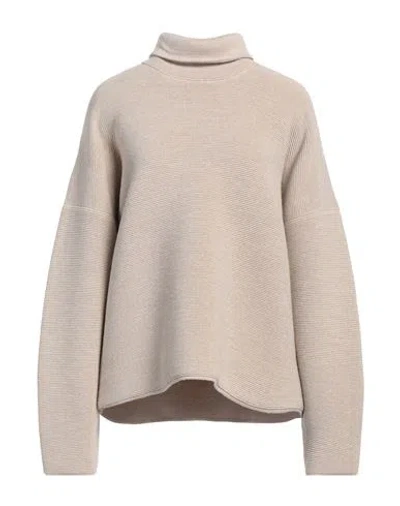 Fear Of God Woman Turtleneck Beige Size S Virgin Wool