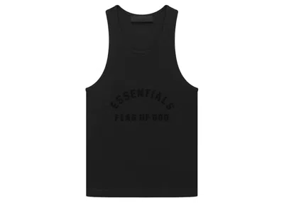 Pre-owned Fear Of God Women's Essentials Tanktop In Black