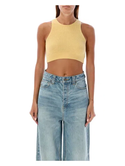 Fear Of God Waffle Sport Tank In Amber