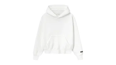 Pre-owned Fear Of God Womens Essentials Classic Hoodie In Cloud White