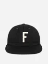 Fear Of God Felted F Baseball Cap In Black