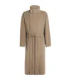 Fear Of God Wool-cashmere Asymmetic Overcoat In Brown