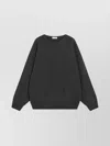 Fear Of God Wool Crewneck Sweater With Ribbed Cuffs And Hem In Gray