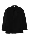 Fear Of God Wool Double-breasted Blazer In Black