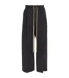 Fear Of God Straight-leg Sporty Pants With Signature Logo In Black