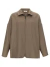 Fear Of God Collared Wool Jacket Long Sleeves Relaxed Fit In Beige
