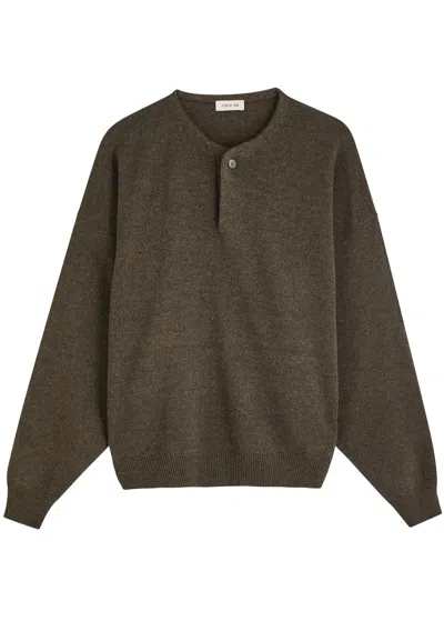 Fear Of God Wool Jumper In Brown