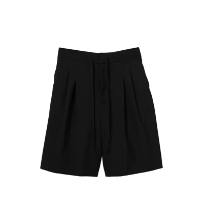 Fear Of God Wool Ripstop Shorts In Black