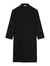 Fear Of God Wool Shoulderless Coat In Black