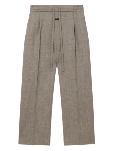 Fear Of God Wool Trousers In Brown