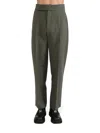 Fear Of God Wool 8th Straight Tailored Trousers In Green